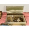 Image 2 : Smoker's Essentials - Cloisonne Ashtray Match Box Cases w/ Onyx Humidor 