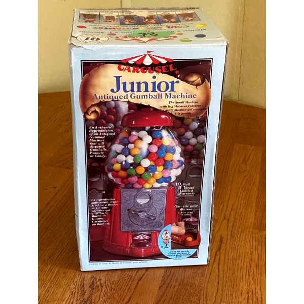 Junior Antiqued Novelty Gumball Machine