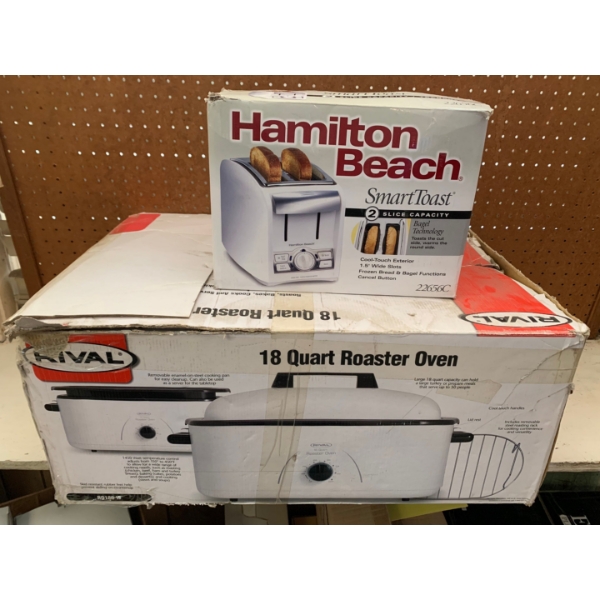  Rival 18QT Roaster and Toaster both new in the box 