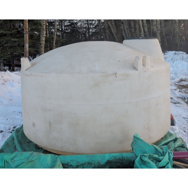 Plastic Vertical Storage Tank - See Pictures For Volume 