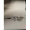 Image 5 : Engagement Ring Yellow Gold , 3.38G 1*203 CARAT CENTER DIAMOND , 6*0.42 CARAT DIAMONDS .
