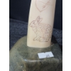 Image 3 : Indigenous Art Carved Ivory on Soapstone Base, Artist: Simanuk Kilabuk, 4 W, 4.5 D, 10.5 T 