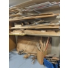 Image 1 : Woodworker's Wood Pile - Choice Cuts Of Various Wood Types w/ Bonus Drywall Sections 