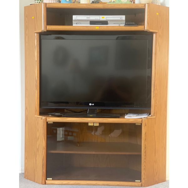 Corner Shelving Unit Only 49x21x59 - Contents Not Included 