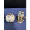 Image 3 : 3 Vintage Lighters; Beer Stein Design, Marble, Metel