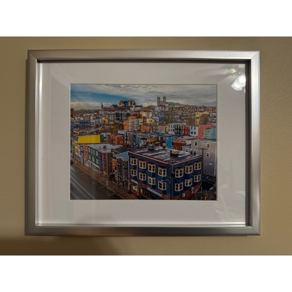 3 Art Pieces, Sketch By Frances Lees, City Print, Oriental Print (18x18) 