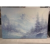 Image 1 : Landscape Oil Painting on Canvas, Signed 'Kanetz'