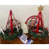 Image 1 : Traditional German Hanging Advent Wreaths - Marks 4 Sundays Before Xmas & More