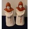 Image 1 : Pair of Monk Salt & Pepper Shakers - 8T 