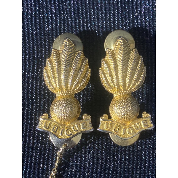  Royal Artillery Officer Collar Badges