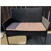 Image 2 : 3 Piece Rattan Patio Set 44x26x40"tall