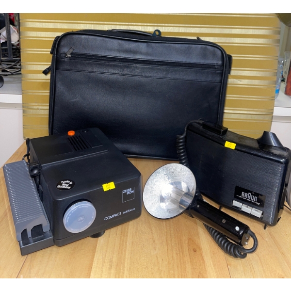 COMPACT Auto Focus w/ Braun Hobby & Stylish Genuine Leather Laptop Bag
