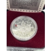 Image 2 : 1994 Canadian 25th Anniversary of the Last Dog Team Patrol Silver Dollar 25.175g 92.5% Silver