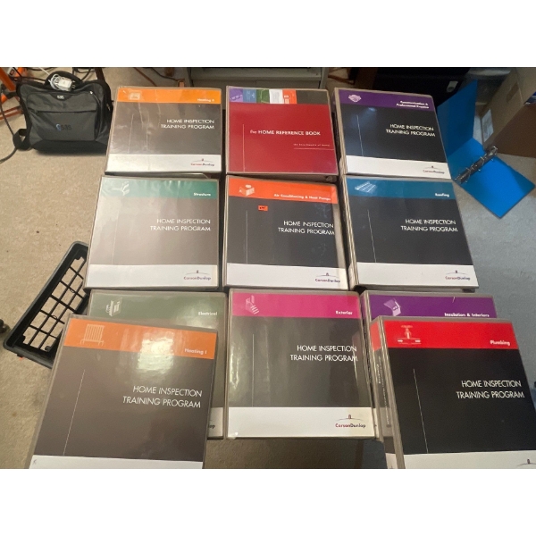 Carson Dunlop Home Inspection Instruction Manuals Complete Set. Heating, Communication, Roofing, AC 
