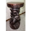 Image 6 : Solid Ironwood Malaysian Carved Figure/Stool - 9W, 17.5T 