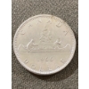 Image 1 : 1966 Canadian Silver Dollar Coin Featuring Canoe Design