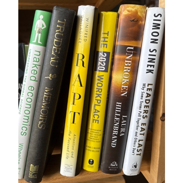 Book Collection - The Quest Rapt Leaders Eat Last & More