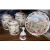 Image 1 : Royal Albert Old Country Roses Fine Bone China Canister Set Bell & more