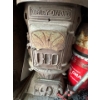 Image 3 : two antique woodburning heaters charter Oak and CURNEY Oxford # 152 with bases buyer must  pick up o