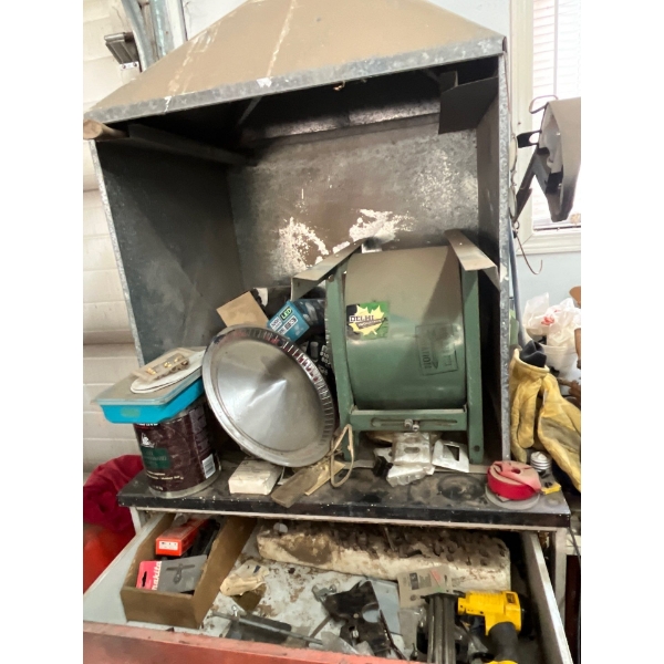 vent fan with lower cabinet, including contents, air, nailier router bits