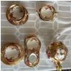 Image 2 : China Set Including Teacup 'Golden Rose' from Royal Chelsea English Bone China 