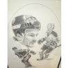 Image 3 : 1986-87 Kraft NHL Framed Drawings/Sketches- Vintage Edmonton Oilers