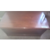 Image 2 : Wood Blanket Box 35 w 18 h with Wood Blanket Stand 27 1/2 w 32 h.  Contents Included