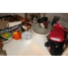 Image 7 : Contents of Countertop/ Cupboards- Cookie Jar, Henckels Knife Sharpener, Stainless Cutlery and More!