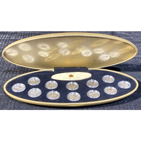 1999 Canada Millennium 12-Coin Sterling Silver Proof Set