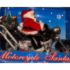 Image 2 : Motorcycle Santa & Handmade Wooden Carved Harley Davidson Keepsake Mini Bike