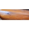 Image 8 : - Sturdy Wooden Log Bench w/ Wheel Accents 58 W, 29 D, 33 T