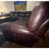 Image 5 : Gorgeous Genuine Leather Modular L Shaped Sofa w/ Power Recliner  109x47x36