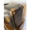 Image 2 : 1920 Neu-Age Luggage Company Wardrobe Trunk. Beautiful Leather Bindings, Made in Calgary 47"x15"