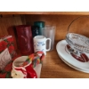 Image 3 : Glass Punch Bowl Set, Serving Platters, and Assorted Barware