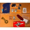 Image 2 : Velvet Lined Oak Jewelry Box w/ Cuff Link Collection & more