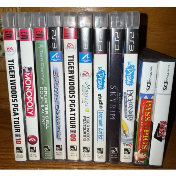 Gamer's Bundle - Assorted Play Station 3 & Nintendo DS Games 