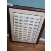 Image 1 : Framed Under Glass John Players Airplane Cigarette Cards 25 w 31 1/2 h