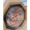 Image 2 : Kitchenware and Bradford Exchange "Careful Watch" 12" Tiger Plate Diameter w/ Frame, Ice Tea Maker