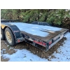 Image 3 : Rainbow flat deck trailer in great condition with ramps tires still in good shape