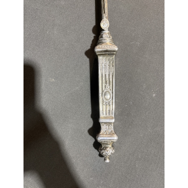 Sterling Silver Kiddush Cup and Filigree Torah Pointer Yad