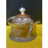 Image 2 : Antique Copper Kettle with Blue and White Porcelain Handle