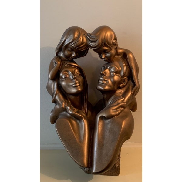 Bronze Family Sculpture by Austin Sculptures 15T