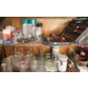 Image 1 : Contents of Shelf: BBQ Toolkit, USB Personal Blender, Vases- Green: 7 T, Canisters and More!