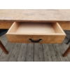 Image 5 : Rustic Wooden Desk/ Farm Table with Singular Drawer- 50"W x 30"D x 30"H
