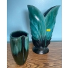 Image 1 : Vintage BMP Planter Vase Large Open Leaf Vase Small Chip on Bottom 
