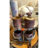 Image 3 : Totes Adorbs Kitchen Collectables & Decor - 2 Tiered Lazy Susan Mouse Tea Set Dessert Display & More