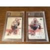 Graded Hockey Rookie Cards - Scott Nichol (Grade 9) w/ Jukka Hentunen  (Grade 9.5) 