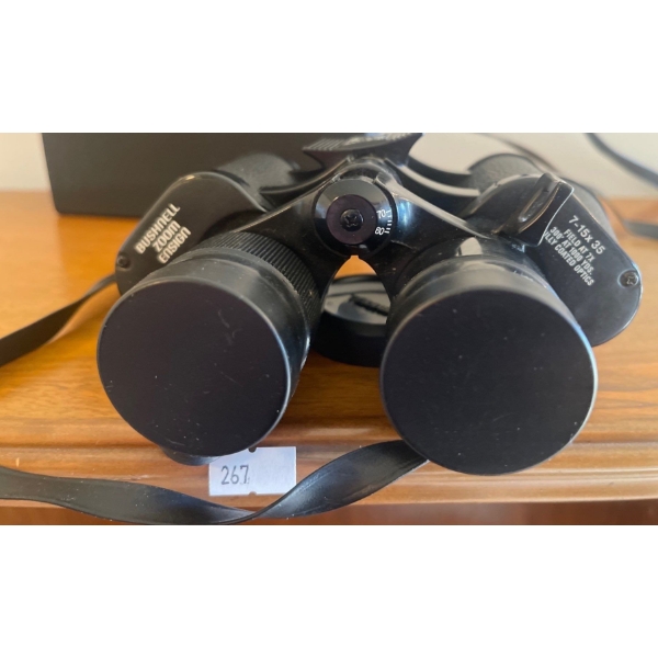 Bushnell Binoculars 7x15.36 w/ Travel Case Instafocus
