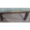 Image 4 : Pair of Chairs w/ Green Tufted Back Velvet and Rattan Detail 25 W, 22 D, 29 T