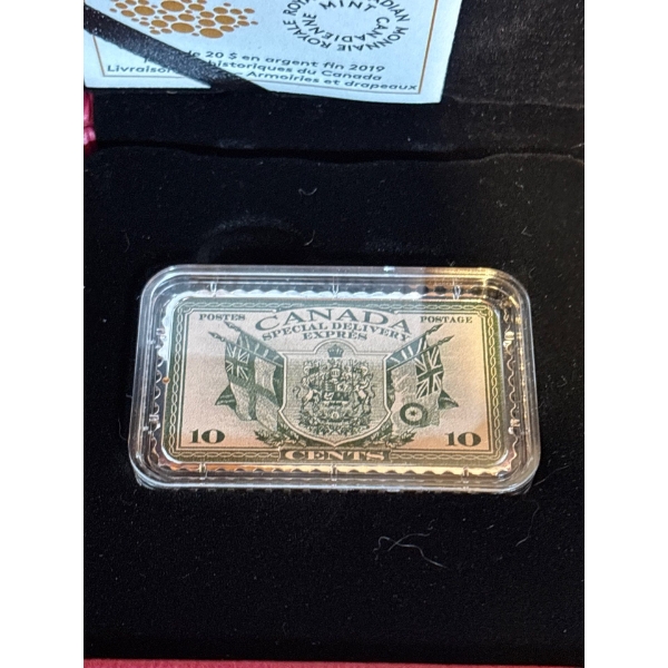 2015 proof fine Silver 50th anniversary of the canadian flag Fine Silver 